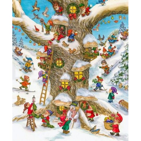 Little Dwarfs Ready for Christmas