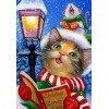 Christmas Cat Reading Book