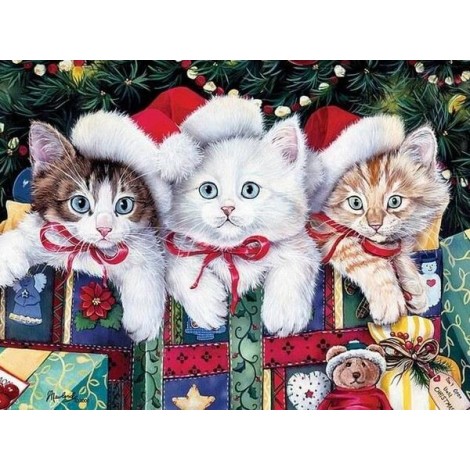 Cats on Christmas