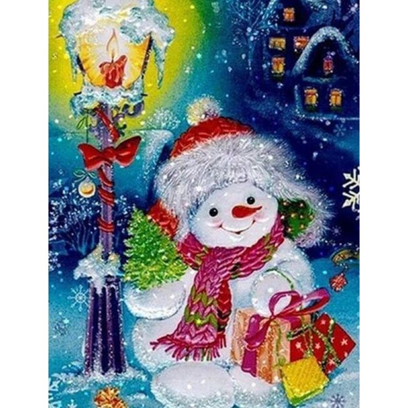 Snowman Celebrating ...