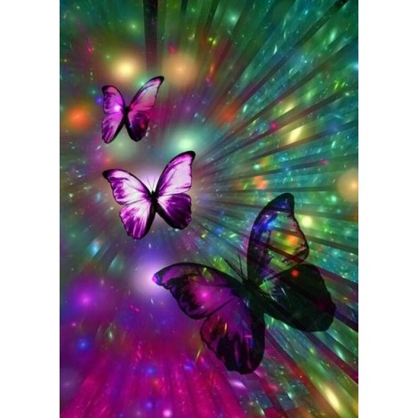 Amazing Butterflies - Paint with Diamonds