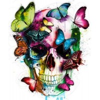 Butterfly & Skull Abs...