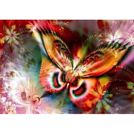 Flying Butterfly DIY Diamond Painting