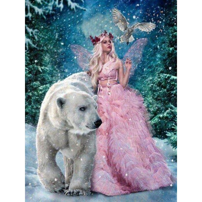 Fairy Girl with Bear...