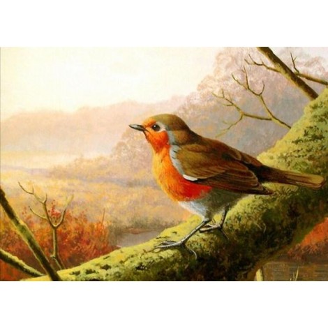 Beautiful Sparrow - Diamond Painting Kit