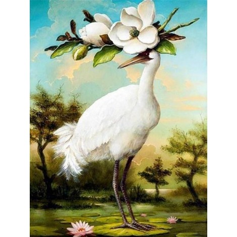 Fujian White Crane - Paint by Diamonds