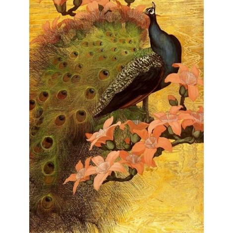 Adorable Peacock - Paint by Diamonds