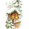 Little Birds House in Snow
