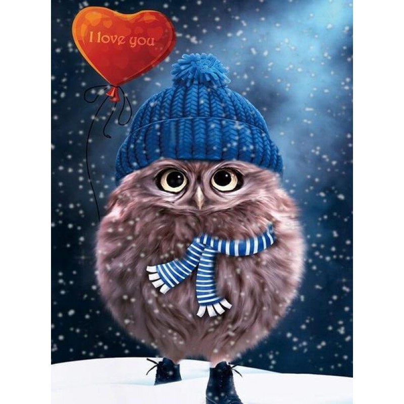 Cute Owl wearing Cap...