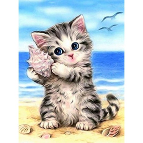 Cat on the Beach Painting Kit