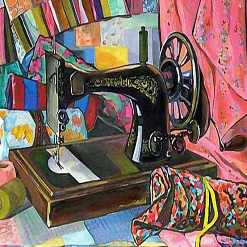 Sewing Machine - Pai...