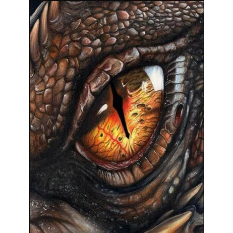 Furious Dragon's Eye Diamond Painting